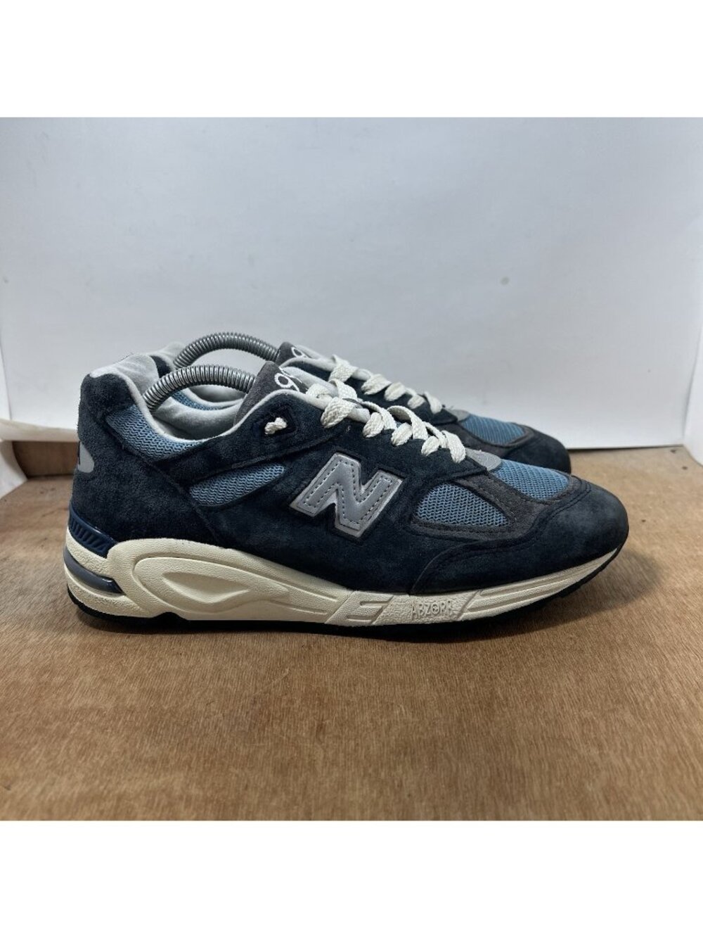 New Balance Teddy Santis 990v2 Made in USA Navy/Castlerock M990TB2 Men Size 7.5